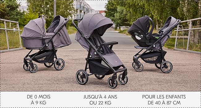 Poussette Hauck 3 en 1 Shop N Care Trio Set