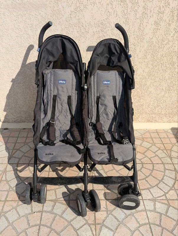 Avis poussette double Echo Coal Chicco