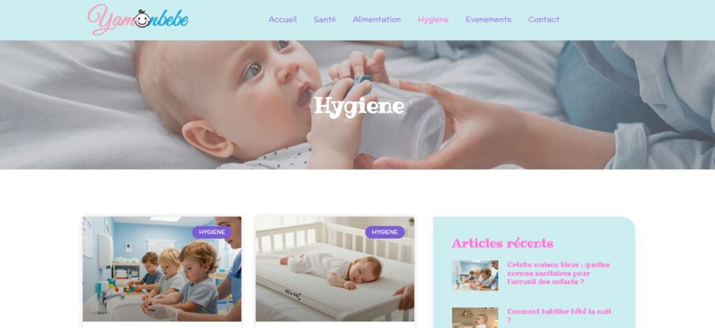 Yamonbebe hygiène bébé