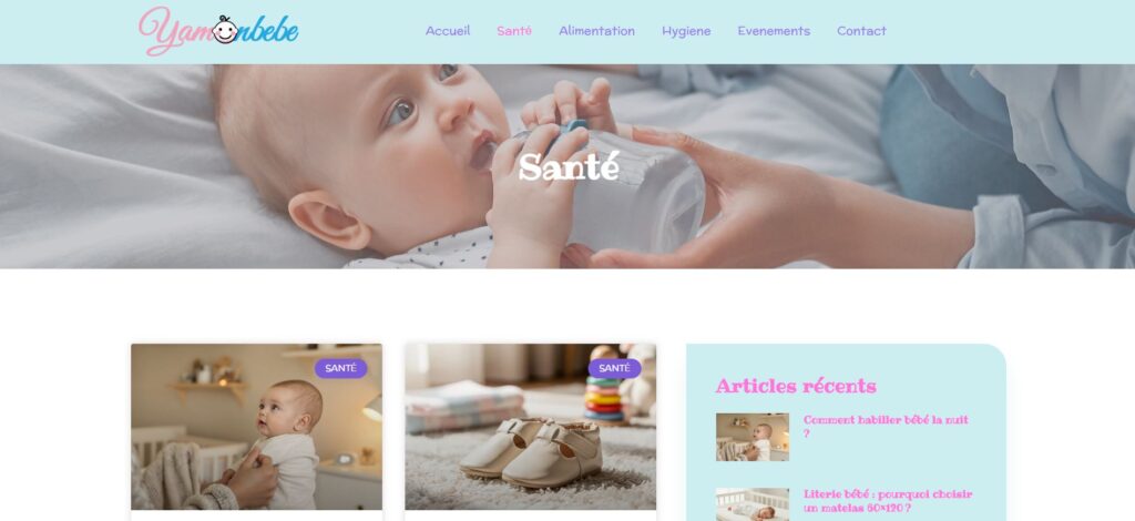 Yamonbebe conseils santé bébé