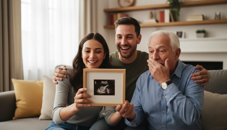 Annoncer sa grossesse aux grands-parents