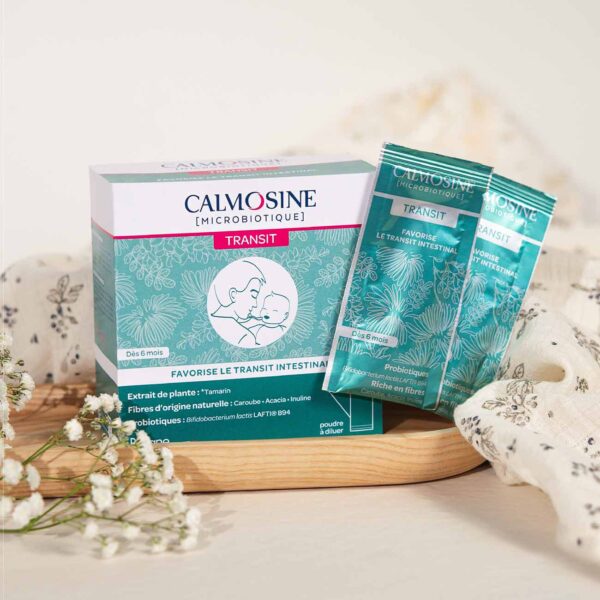 Boîte de sachets Calmosine Microbiotique Transit pour bébé