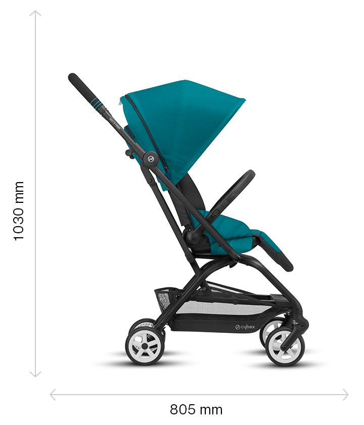 Poussette Cybex Eezy S Twist 2 avec siège rotatif 360 degrés, photo du modèle testé