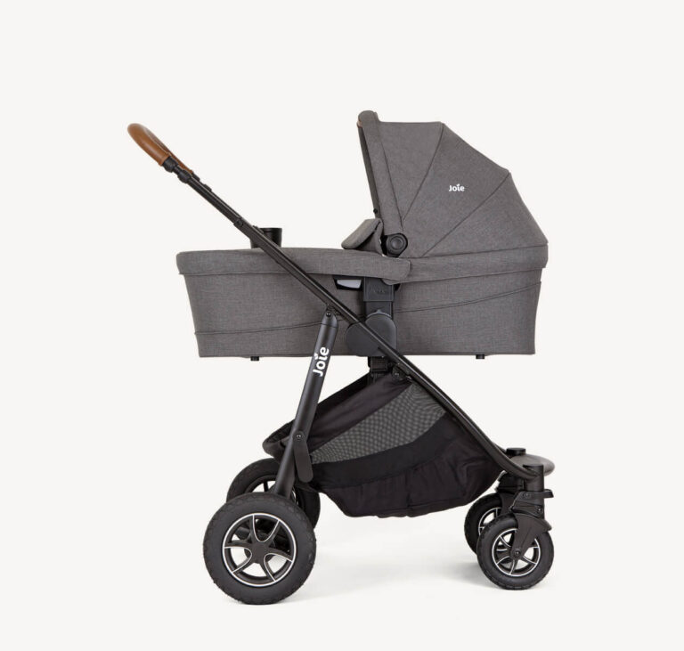 Poussette trio Joie Versatrax avec nacelle Ramble XL, photo du modèle testé