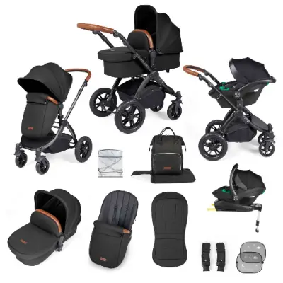 Système de voyage Ickle Bubba Stomp Luxe Trio avec siège auto et base Isofix, photo du modèle testé