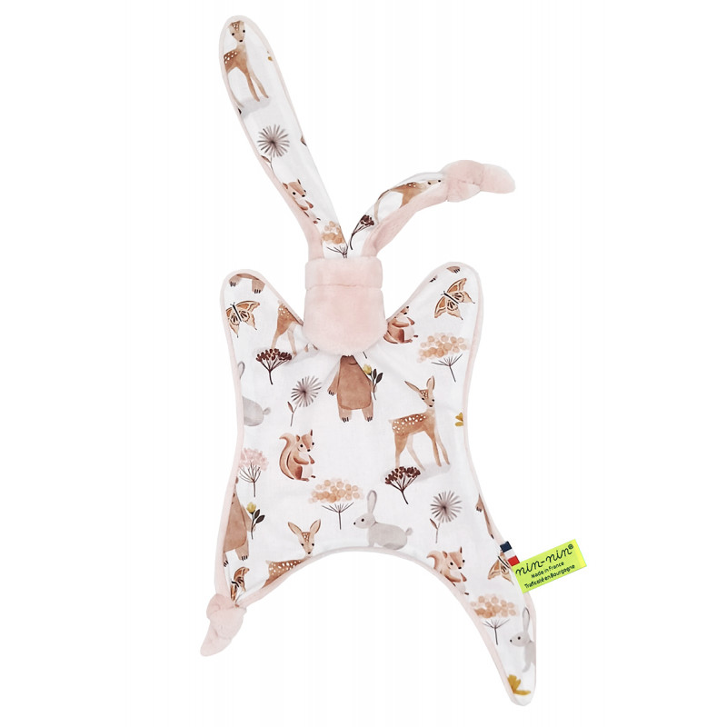 Doudou lapin personnalisé Nin-Nin
