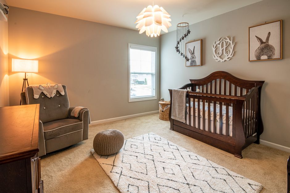 Chambre de bébé aménagée dans une ambiance cocon